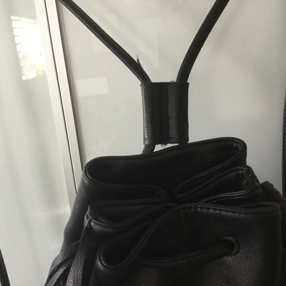 Victoria’s Secret Faux Leather Drawstring Bag - Picture 3 of 5